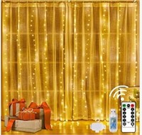 300 Led Curtain Lights, Fairy Lights For Bedroom,