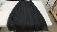 Ladies Sz Xl Black Sheer Dress