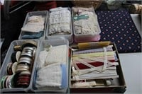 Huge Lot of Lace Trim & Ribbons & More