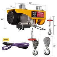 Electric Hoist 2000 lbs. Electric Winch, Wire Remo