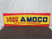 Vintage Amoco Gas Station Sign Panels