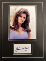 Raquel Welch Custom Matted Autograph Display