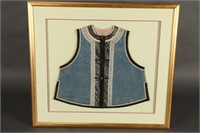 Framed Chinese Children's Vest,
