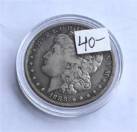 1888-O US MORGAN SILVER DOLLAR !