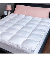 Plush mattress topper queen sized