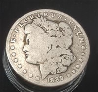 1889 O Morgan Silver Dollar 90% Silver 38.1MM,