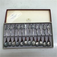 12 Windmill Collector Spoons from Holland