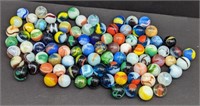 Large Lot Collection Of Multi Coulour Marbles