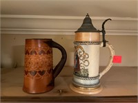 Leather Handmade Beer Stein & German Beer Stein