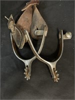 VINTAGE PAIR OF BOOT SPURS