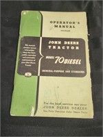 John Deere Operator's Manual - Model 70 Diesel