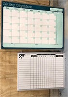Dry Erase Calendar Schedule Boards