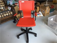 Modern Red Leather Computer Chair