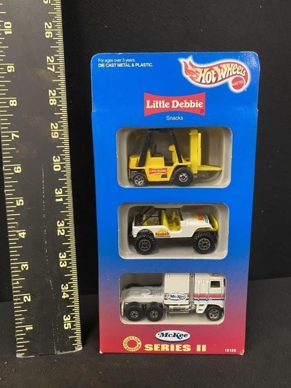 1996 Little Debbie Hot Wheels Series II Set