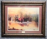 "Courting Days" Enlargement of G. Harvey Print