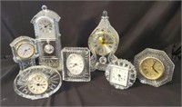 Lead Crystal  Clocks