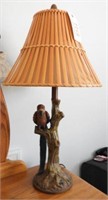 Designers style figural McCaw font table lamp