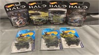 Hot Wheels Halo Die Cast qty 7