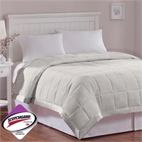 Grey King Quilted Blanket - Down Alternative