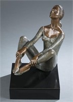 Peggy Mach Ballerina / Dancer bronze sculpture.