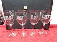 4ct CAT Wine Glasses