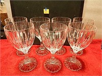 7ct Water Glasses 7" T