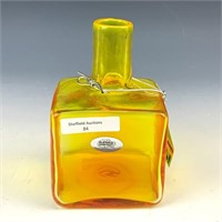 Blenko Yellow Glass Jar