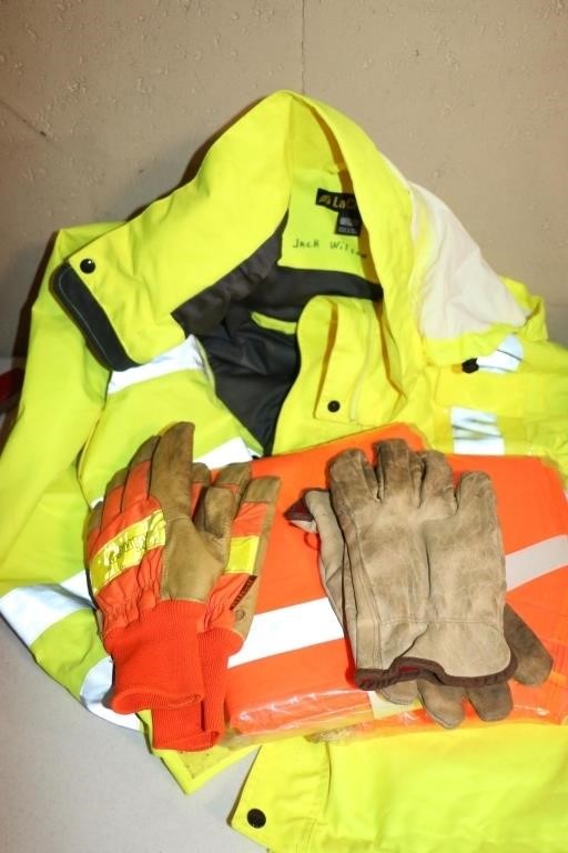 Work Safety Jacket & Vest with Gloves