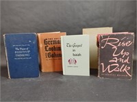 Vintage Books, German Cooking, Positive Thinking