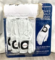 Signature Right Handed Golf Gloves Medium 4 Pack