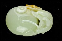 Chinese Carved Celadon Jade Figure