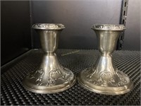 Sterling Silver Weighted Candle Sticks