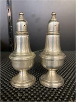 Sterling Silver weighted Salt & Pepper Shakers