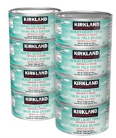 8-Pk Kirkland Signature Solid Light Tuna In Water,