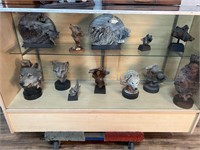 Rick Cain LE Sculptures: Wolves, Buffalo etc