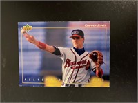 1992 Upper Deck Chipper Jones Atlanta Braves Playe