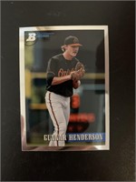 2021 Bowman Heritage Chrome Prospects Gunnar Hende