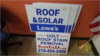 Podium & White Board , Roof Solar Signs