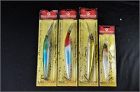 (4) NEW MUSKY LURES Fishing Tackle