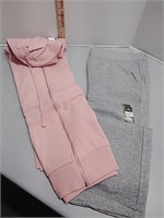 NEW Full Zip Sweatshirt & Sweatpants Size XL