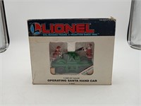Lionel Operating Santa Hand Car 027-0 MIP