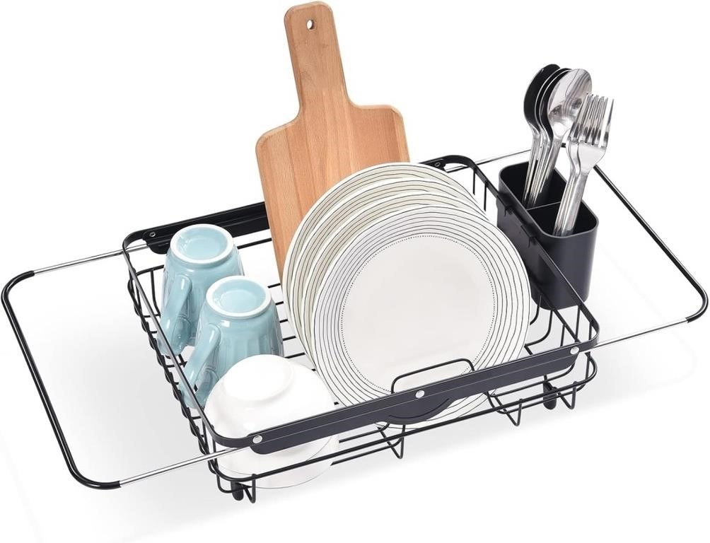 TOOLF Expandable Large Dish Rack  Rustproof