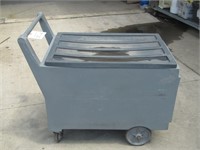 Large Push Behind Rolling Ice Chest Cooler