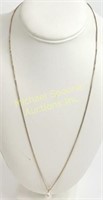 14K YELLOW GOLD PEARL PENDANT NECKLACE