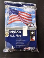 nylon US flag 4x6’ (display case)