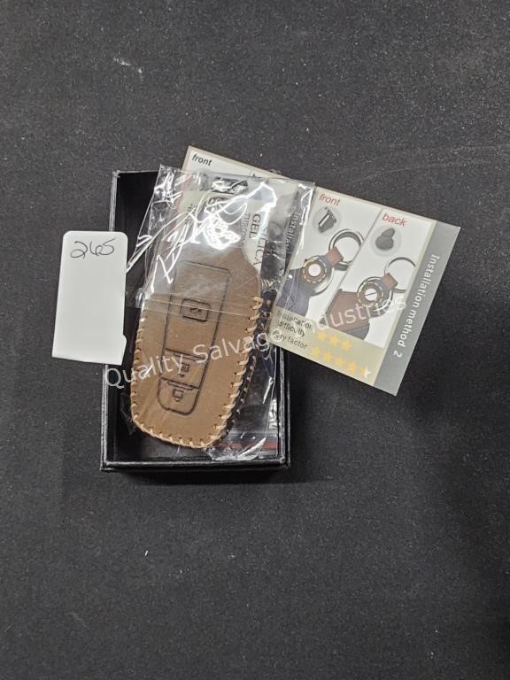 leather car key fob case (display case)
