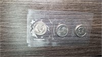 1980 PDS Susan B Anthony 3 Coin Mint Set