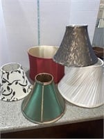 Assorted lampshades