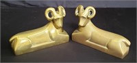 Pair of Dolbi Cashier brass rams