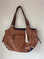 The Sak leather ladies purse  with tassel